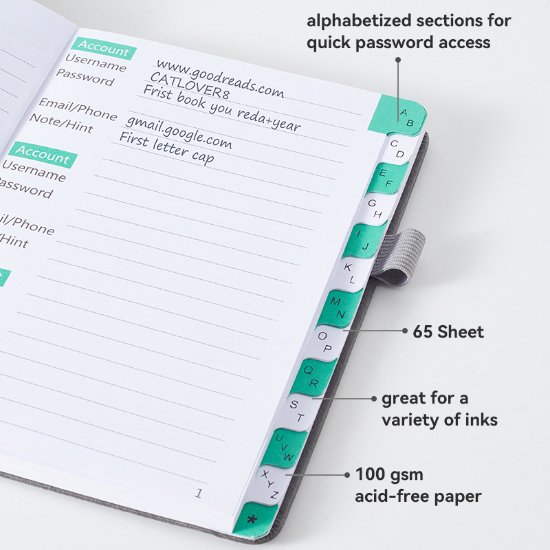 1pc Compact Password Keeper Bo - Index Tab Divider incelemesi ve fiyatı