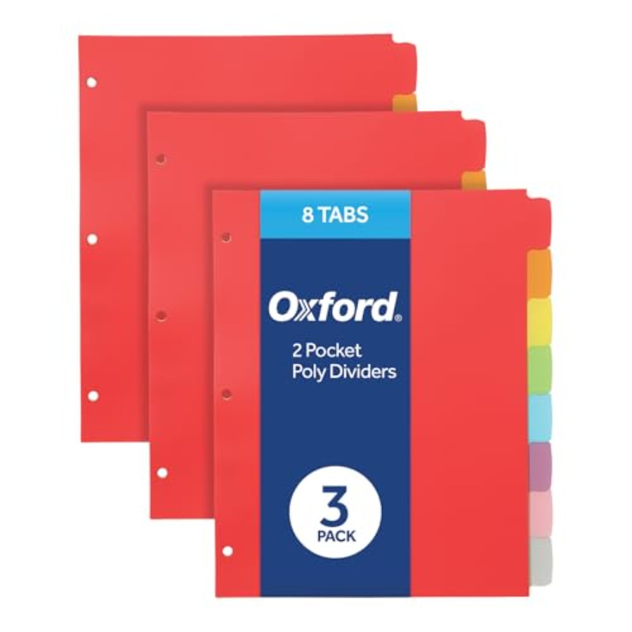 Poly Binder Dividers, 3 Hole P - Binding Comb Plastic incelemesi ve fiyatı