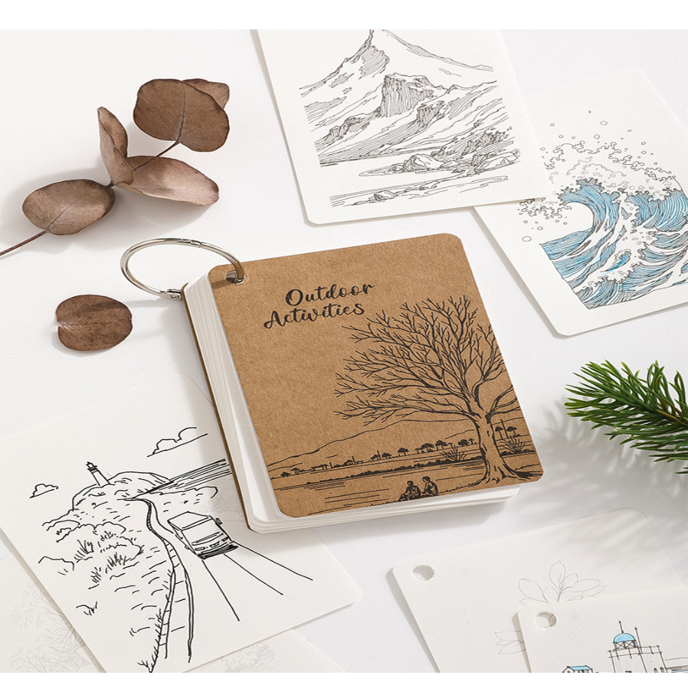 Coloring Book Portable Loose L - Art Sketchbook Ring incelemesi ve fiyatı