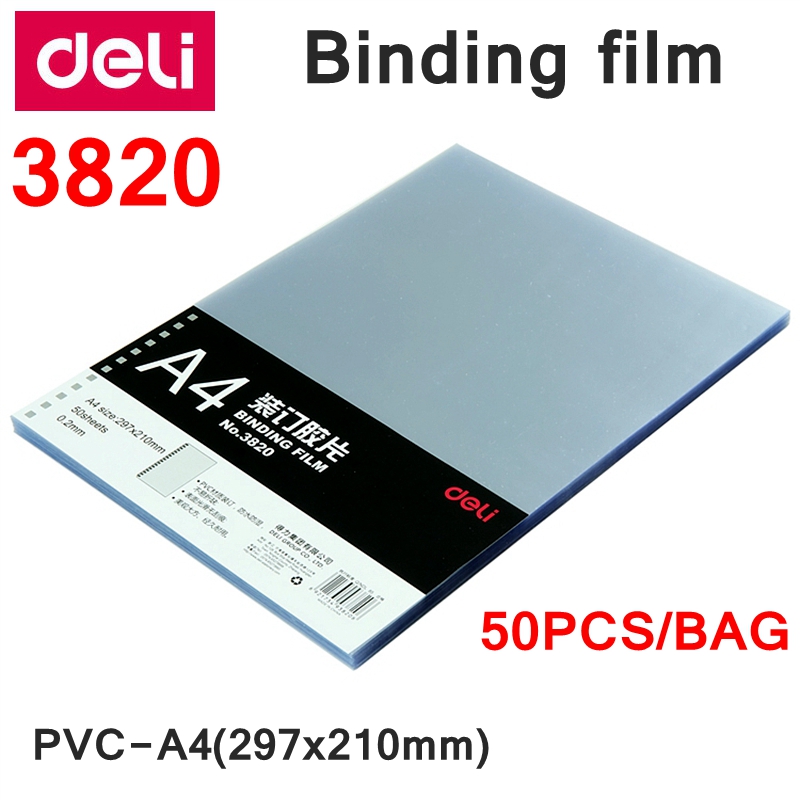50PCS Deli 3820 A4 PVC Comb Bi - Binding Comb Plastic incelemesi ve fiyatı