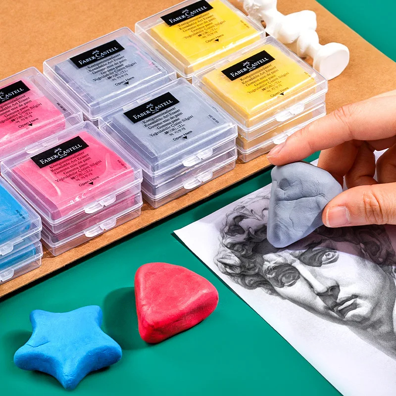 Faber-Castell 2pcs Drawing Art - Rubber Eraser Kneaded incelemesi ve fiyatı