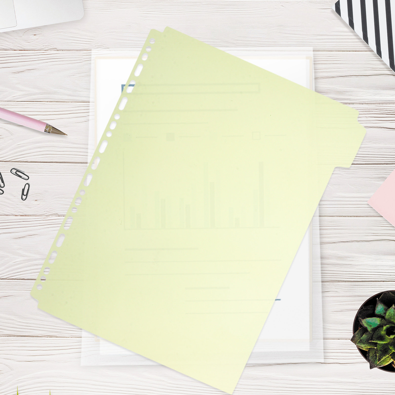 6Pcs File Binder Dividers A4 I - Index Tab Divider incelemesi ve fiyatı