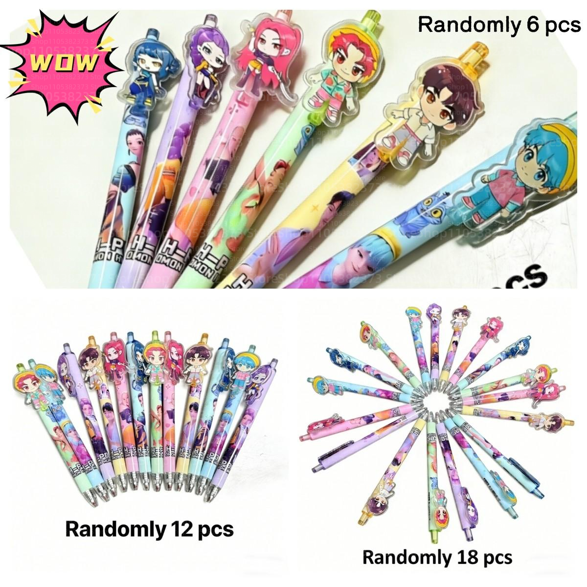 6/12/18Pcs 0.5mm Black Gel Pen - Gel Ink Pen Set incelemesi ve fiyatı