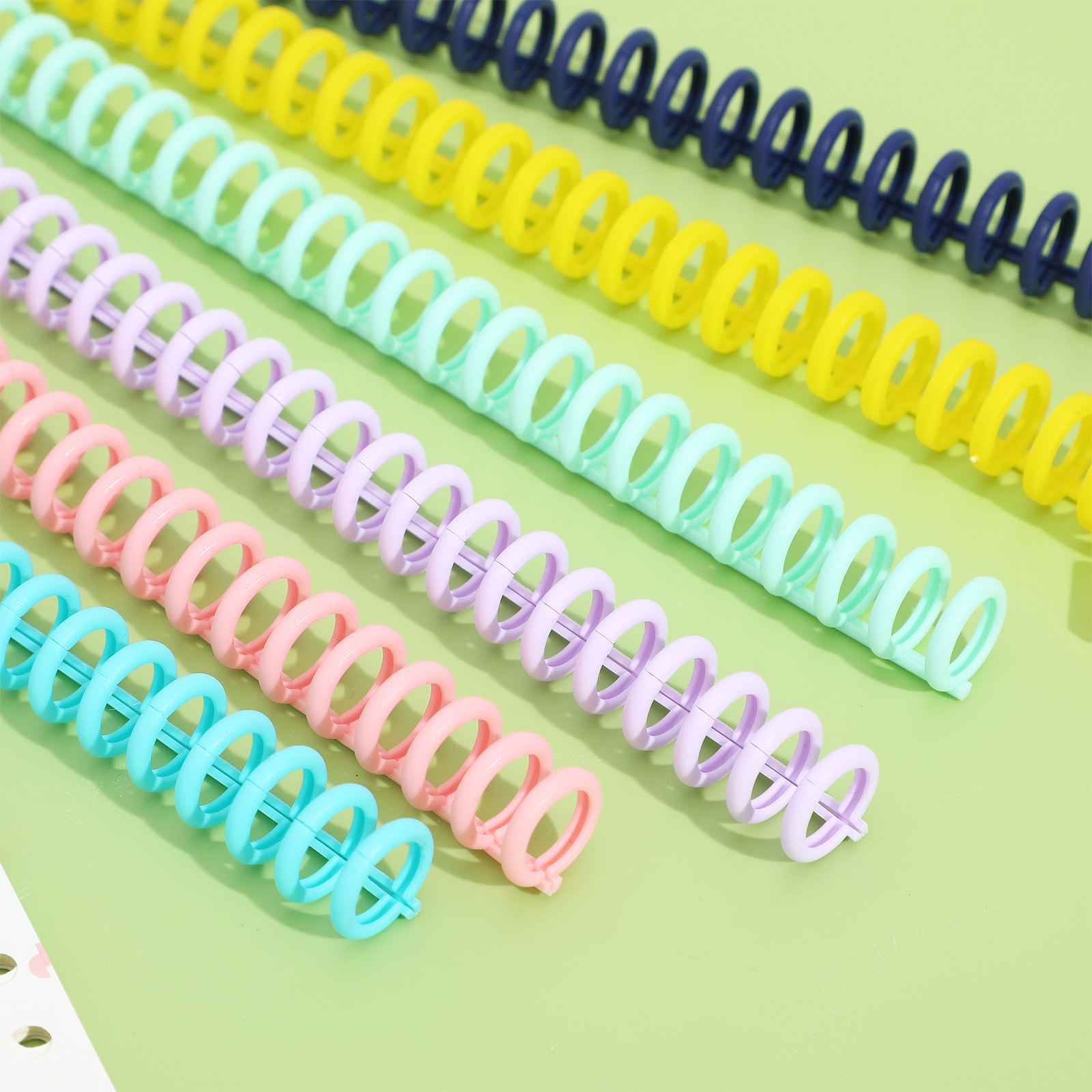 12Pcs Stylish Color Plastic Bi - Binding Comb Plastic incelemesi ve fiyatı