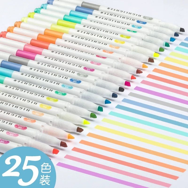 25 Colors ZhiPai Highlighters  - Highlighter Set Pastel incelemesi ve fiyatı