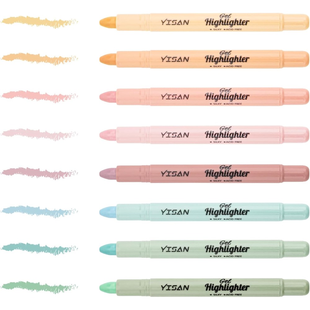 Dry Highlighter Set 8 Pastel C - Highlighter Set Pastel incelemesi ve fiyatı