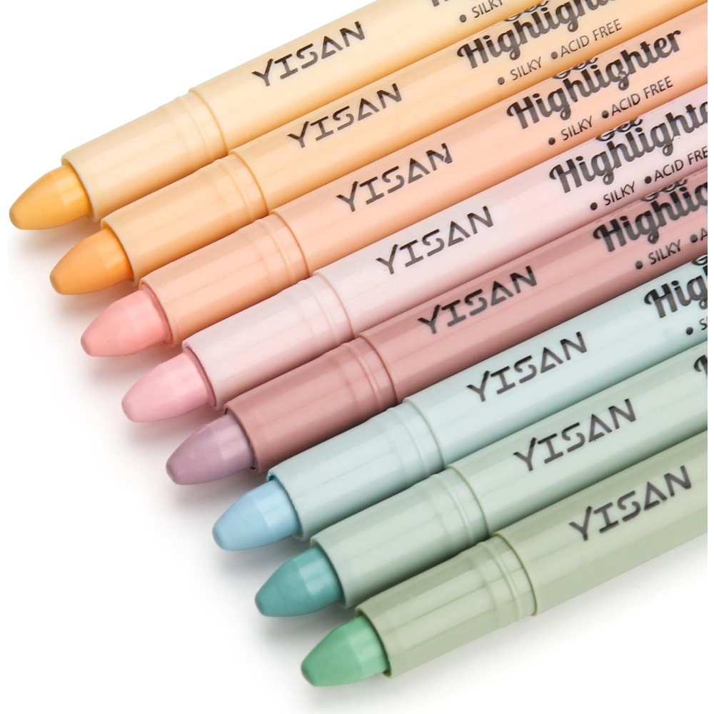 Dry Highlighter Set 8 Pastel C - Highlighter Set Pastel incelemesi ve fiyatı