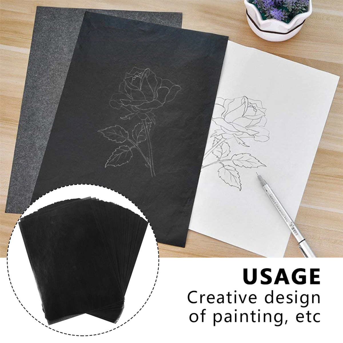 A4 Carbon Paper for Tracing Dr - Carbon Copy Book incelemesi ve fiyatı